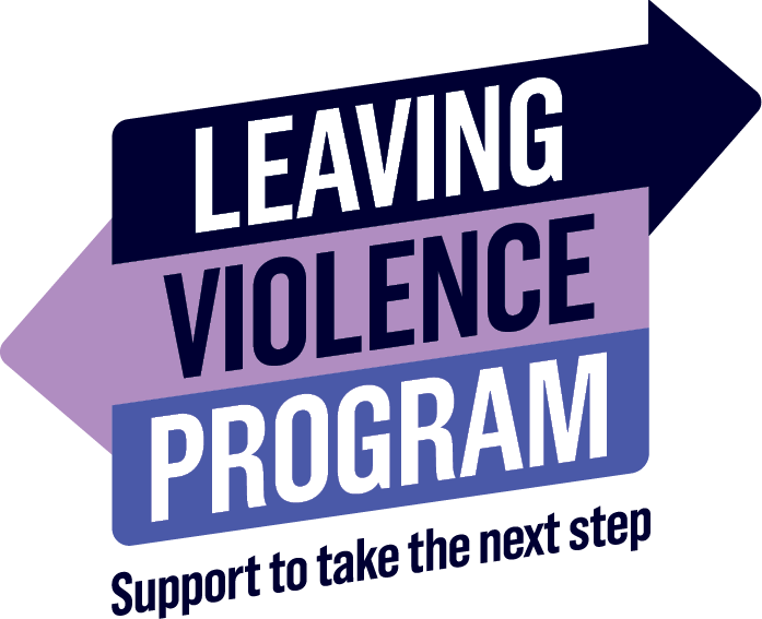 The Leaving Violence Program logo.