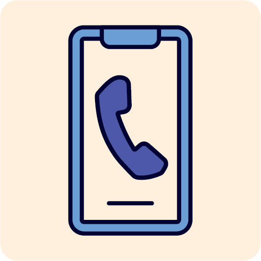 A phone screen showing a call.
