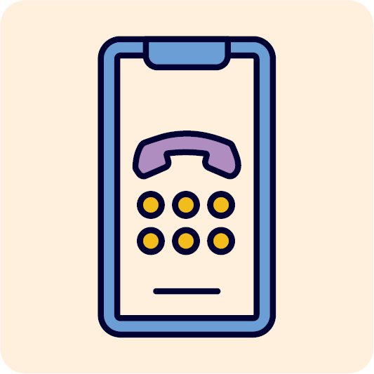 A phone screen showing TTY.